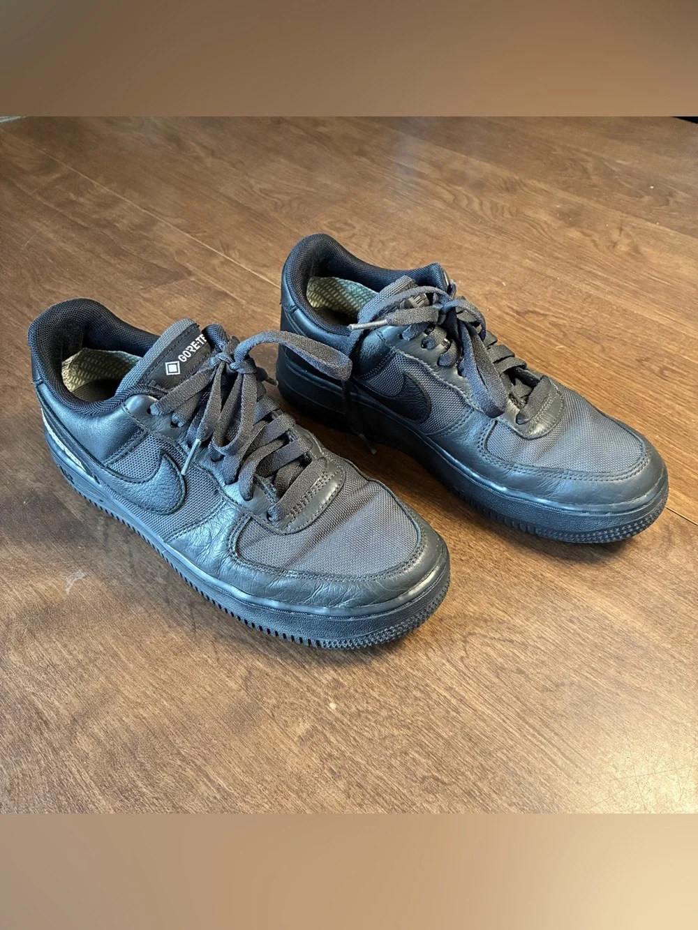 Nike Air Force 1 Low GTX Gore-Tex Charcoal Black CK2858-001 Men's Size 7